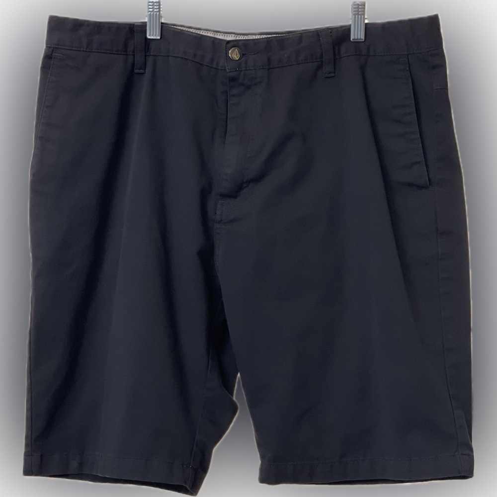 Volcom Shorts Corpo Class Men 38 Black Flat Chino Stone Vmonty Gorpcore Skater